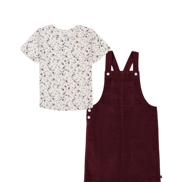 NWT Gaps Kids Skirtall Dress & Tee 2 Pc - Picture 7 of 10